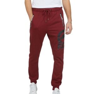 Ecko Unlimited Burgundy Joggers with Graphic